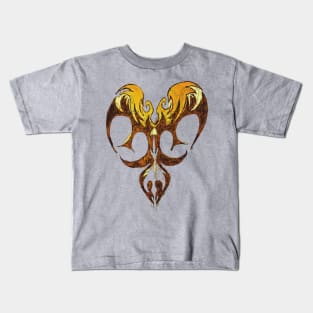 flamer Tribal Heart Kids T-Shirt